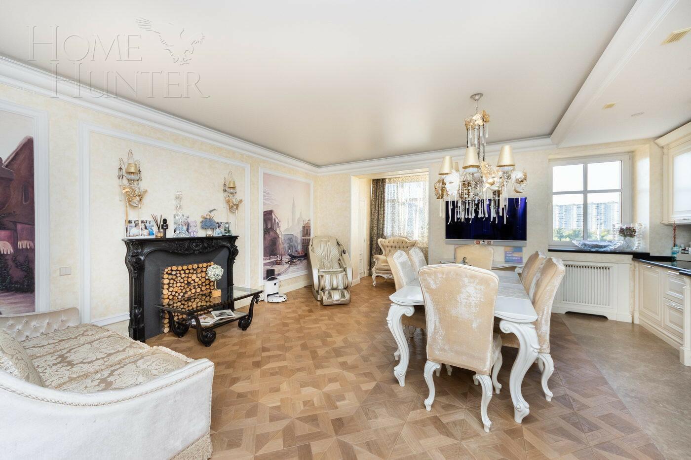 4-КОМН. КВАРТИРА С ОТДЕЛКОЙ 179.4 М² НА 8 ЭТАЖЕ