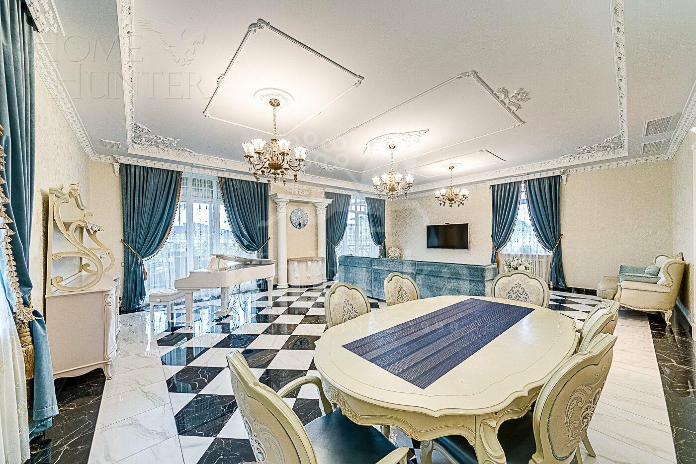 2-этажный коттедж 450 м² с отделкой