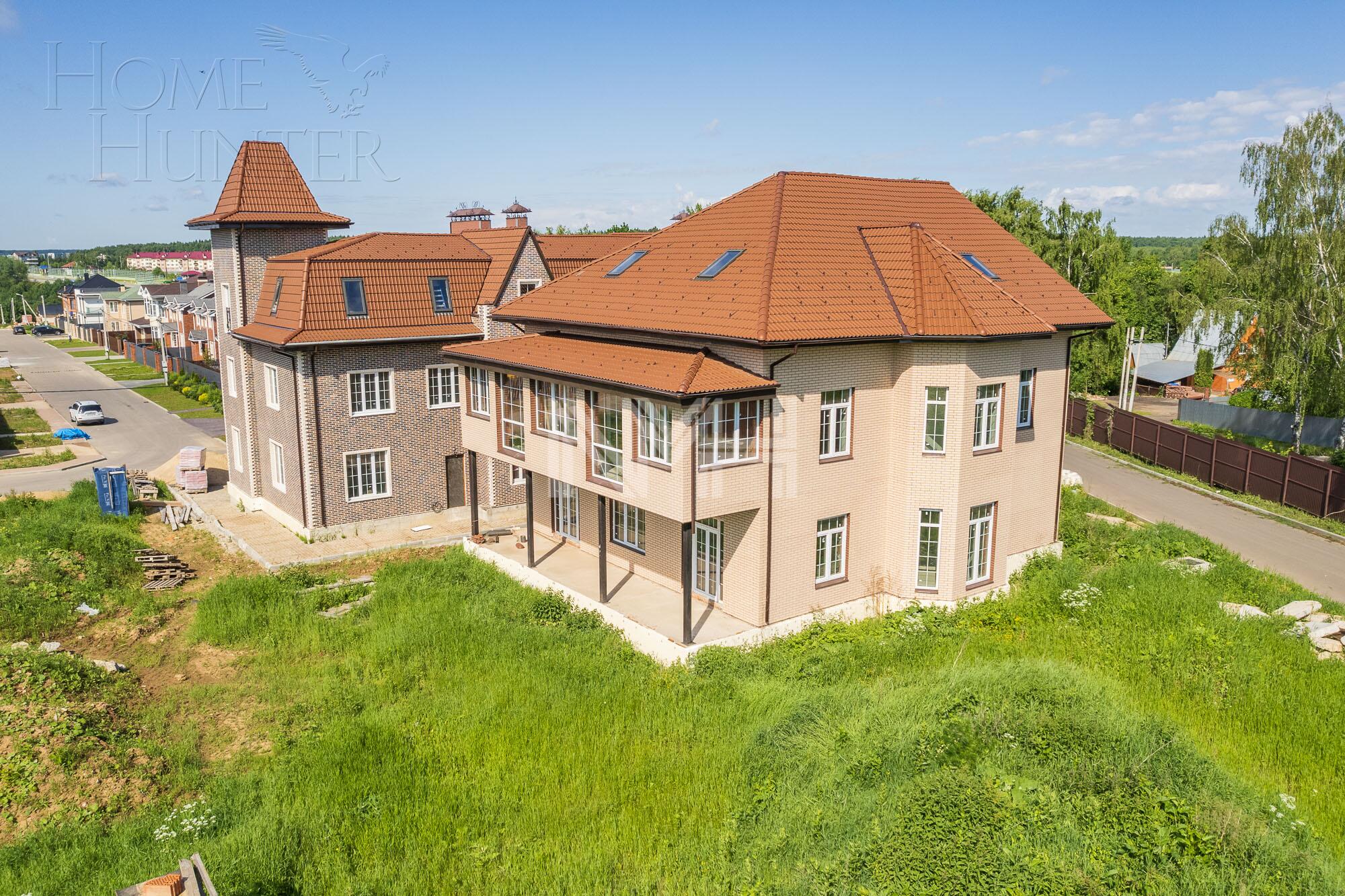 2-этажный коттедж 500 м² без отделки