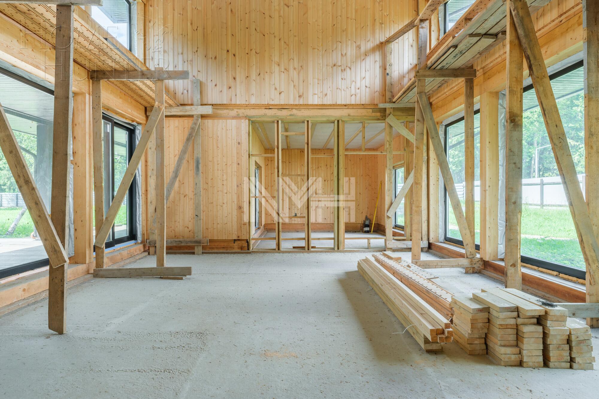 2-этажный коттедж 945 м² без отделки