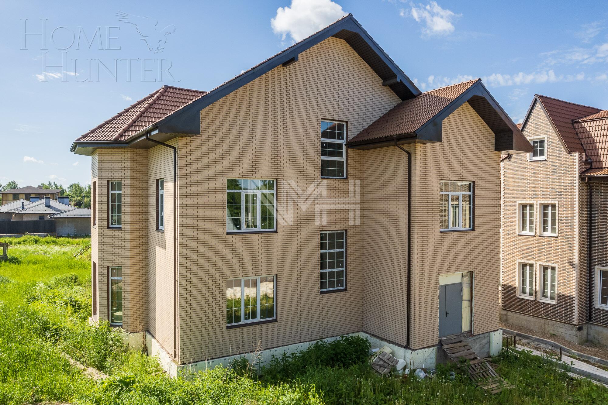 2-этажный коттедж 500 м² без отделки