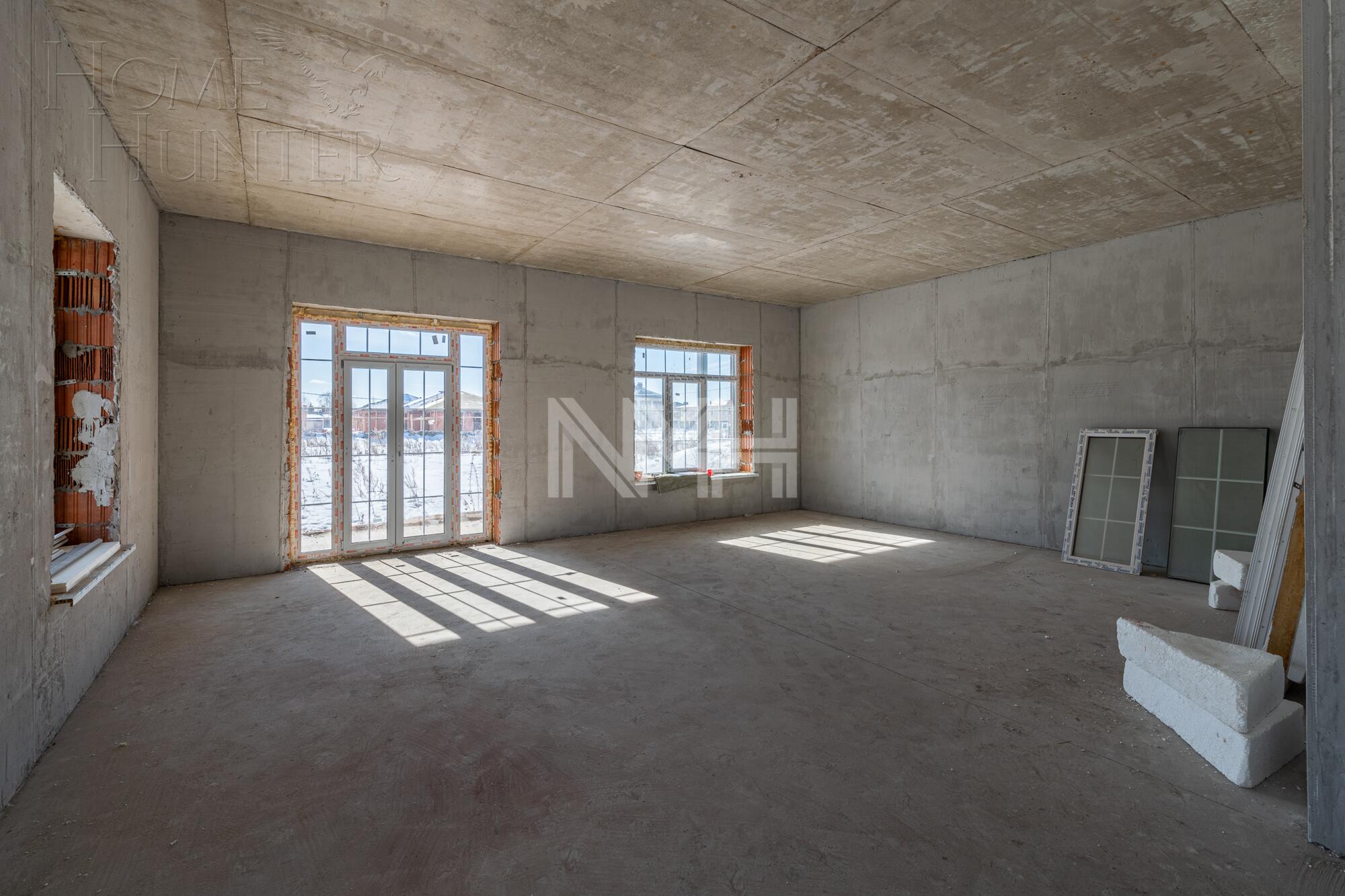 2-этажный коттедж 500 м² без отделки