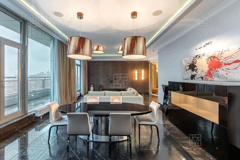 7-КОМН. ПЕНТХАУС С ОТДЕЛКОЙ 404.8 М² НА 10 ЭТАЖЕ