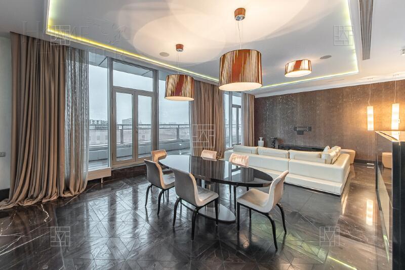 7-КОМН. ПЕНТХАУС С ОТДЕЛКОЙ 404.8 М² НА 10 ЭТАЖЕ