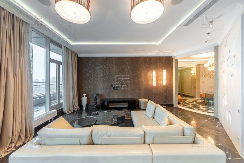 7-КОМН. ПЕНТХАУС С ОТДЕЛКОЙ 404.8 М² НА 10 ЭТАЖЕ