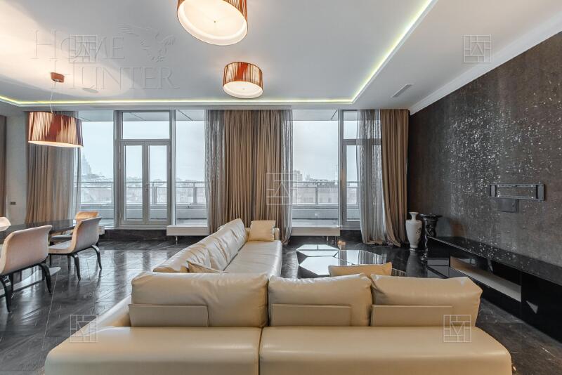 7-КОМН. ПЕНТХАУС С ОТДЕЛКОЙ 404.8 М² НА 10 ЭТАЖЕ