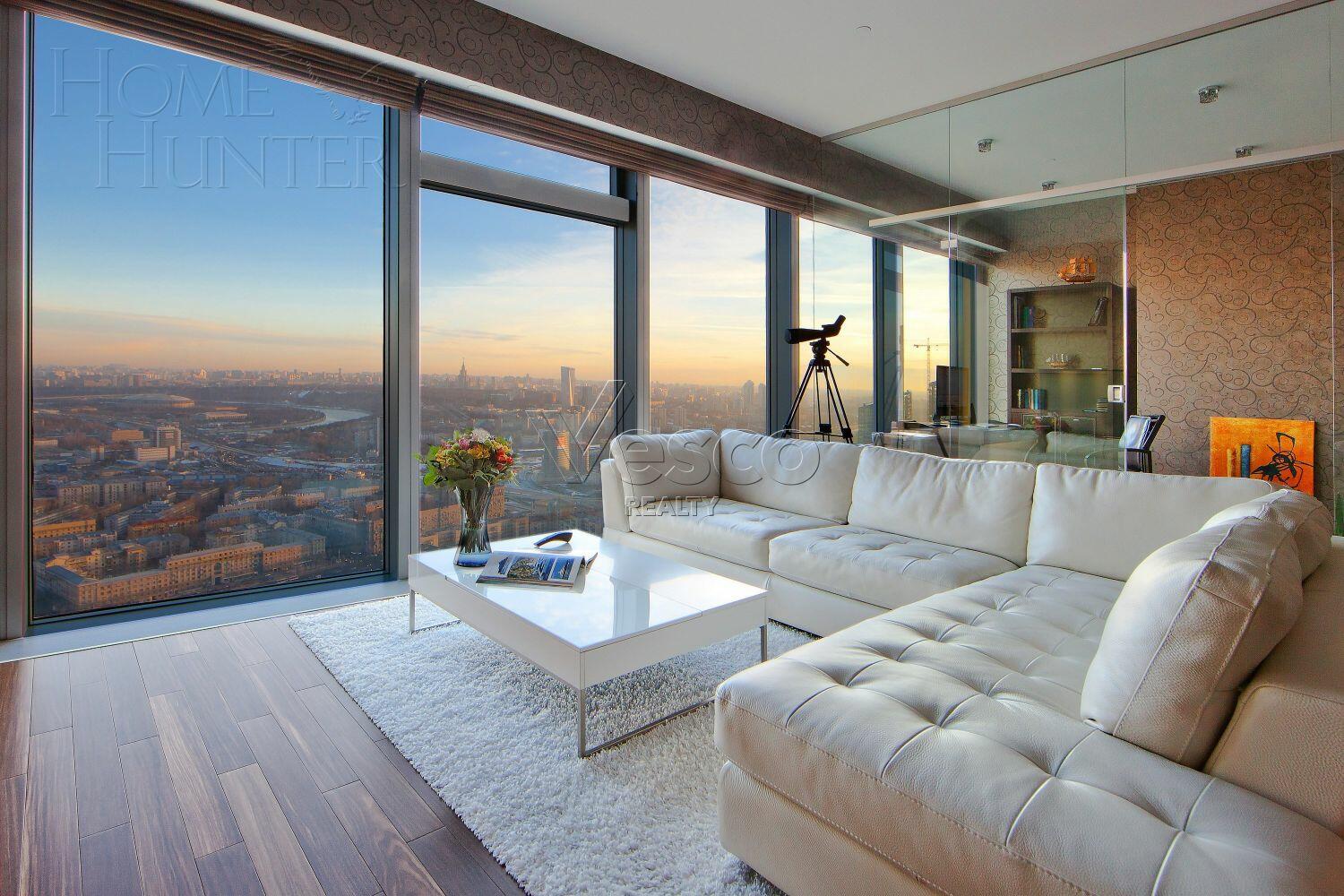 2-КОМН. АПАРТАМЕНТЫ С ОТДЕЛКОЙ 110 М² НА 48 ЭТАЖЕ