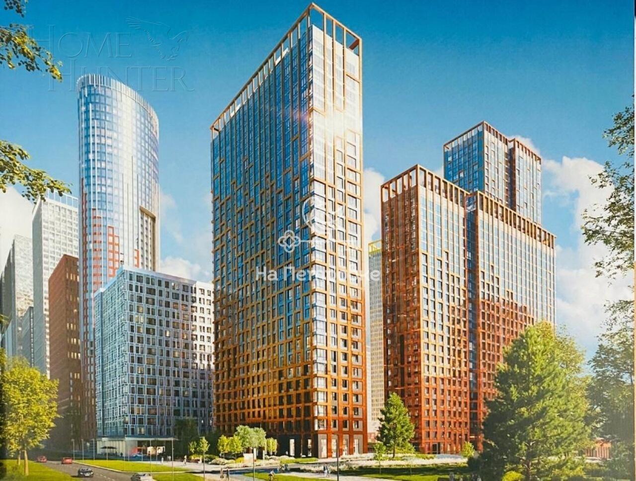 2-КОМН. КВАРТИРА БЕЗ ОТДЕЛКИ 57.4 М² НА 15 ЭТАЖЕ