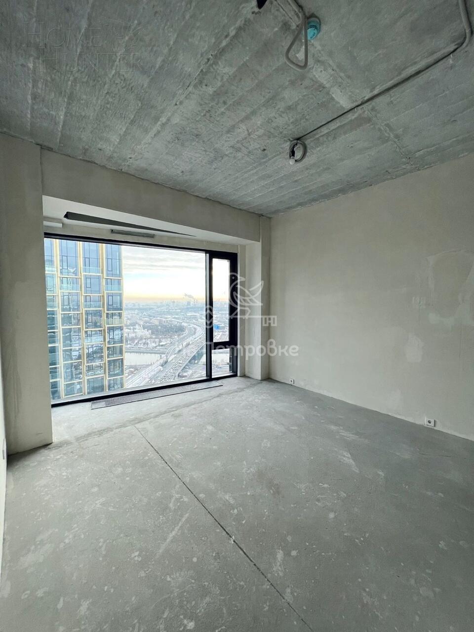 3-КОМН. КВАРТИРА БЕЗ ОТДЕЛКИ 80 М² НА 39 ЭТАЖЕ