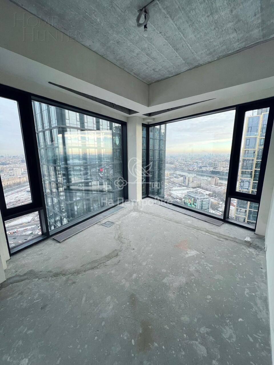 3-КОМН. КВАРТИРА БЕЗ ОТДЕЛКИ 80 М² НА 39 ЭТАЖЕ