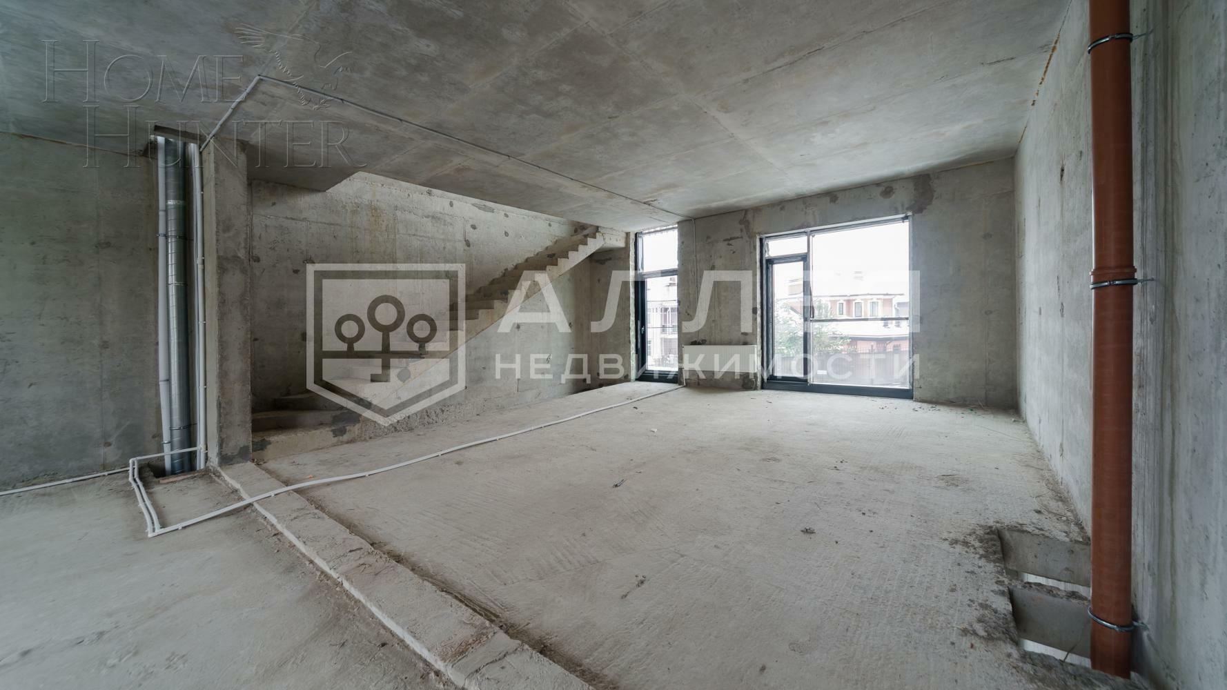 2-этажный таунхаус 250 м² без отделки