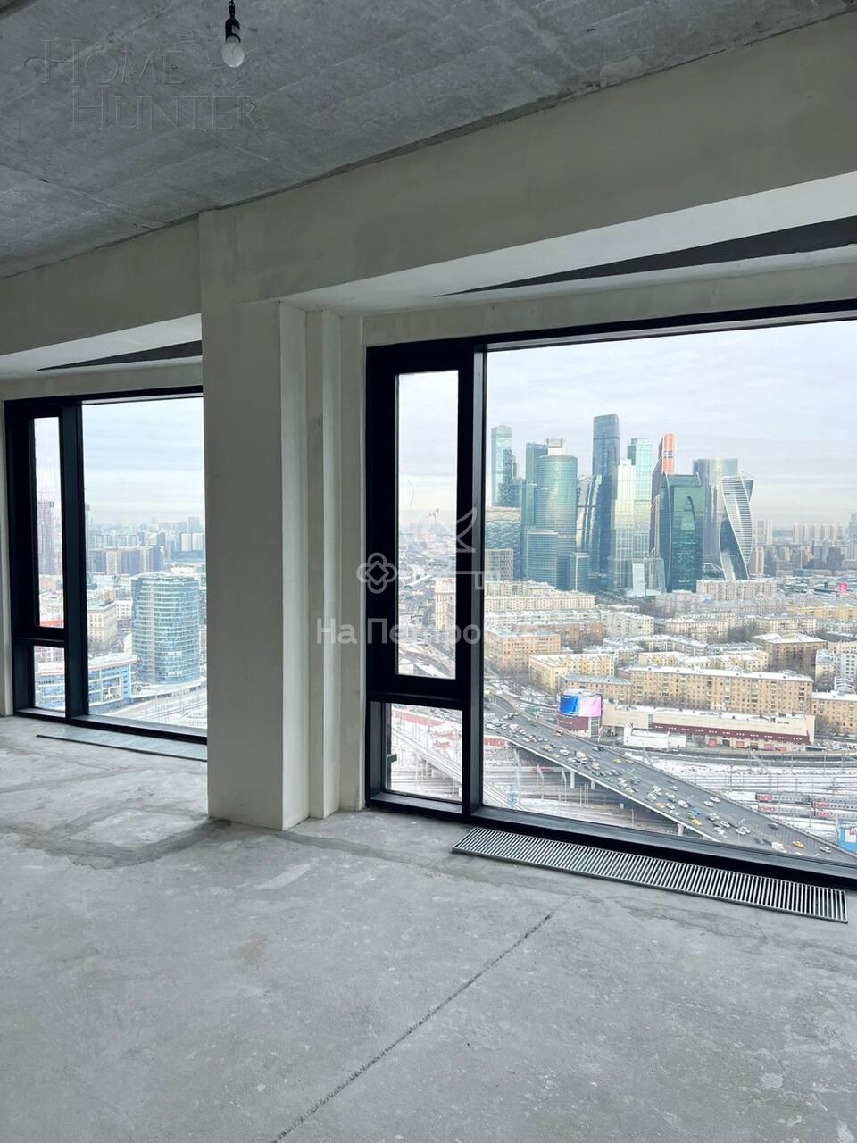 3-КОМН. КВАРТИРА БЕЗ ОТДЕЛКИ 80 М² НА 39 ЭТАЖЕ