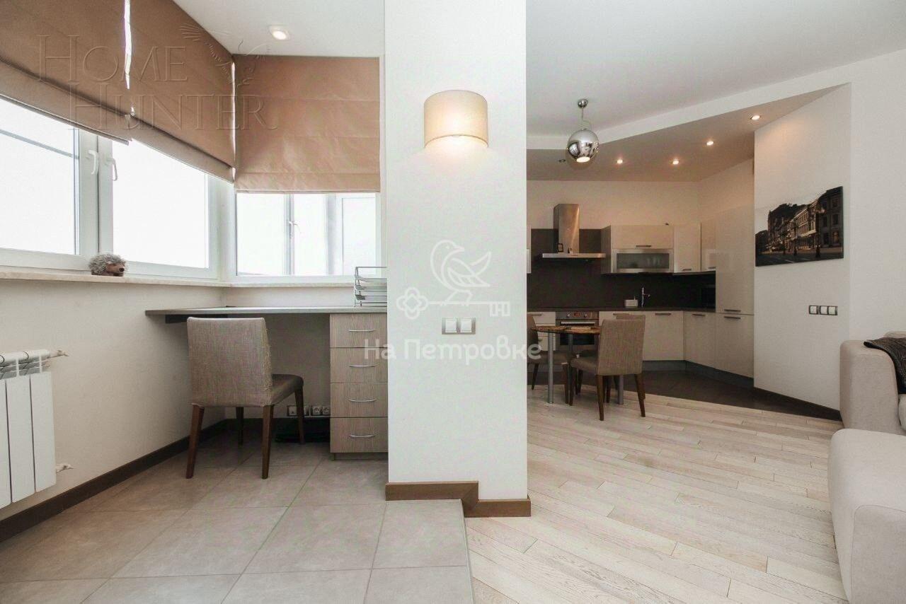 2-КОМН. КВАРТИРА С ОТДЕЛКОЙ 87 М² НА 21 ЭТАЖЕ