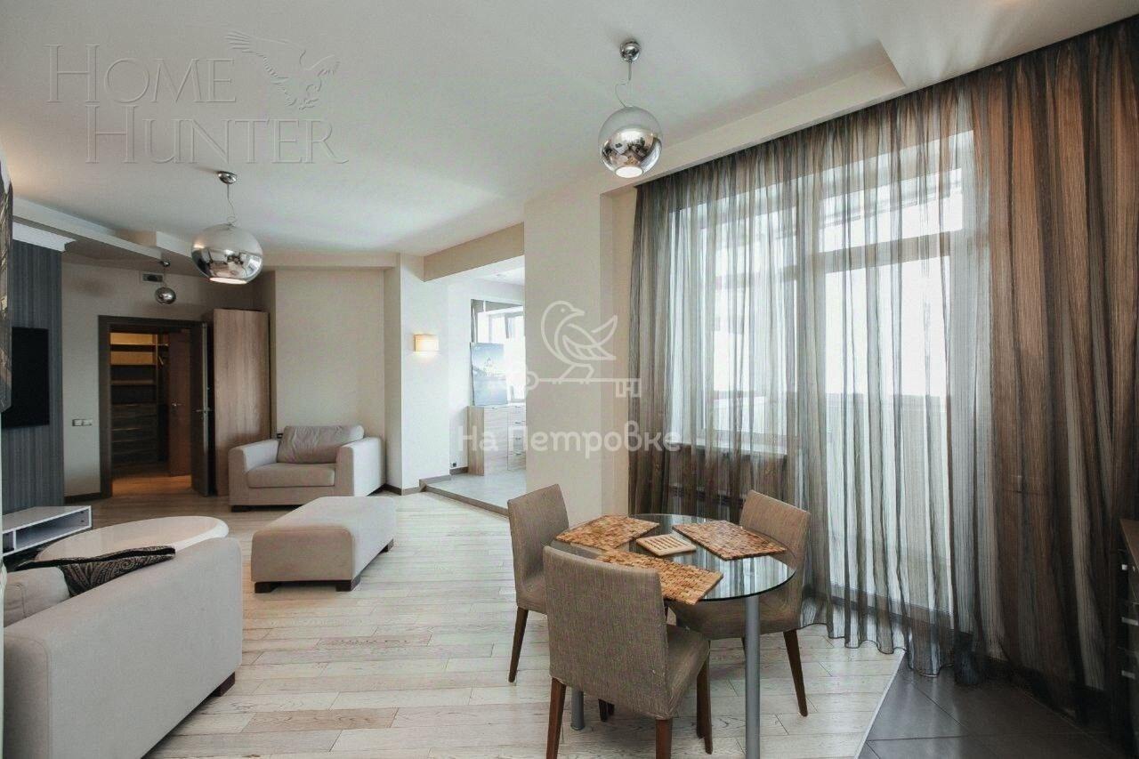 2-КОМН. КВАРТИРА С ОТДЕЛКОЙ 87 М² НА 21 ЭТАЖЕ