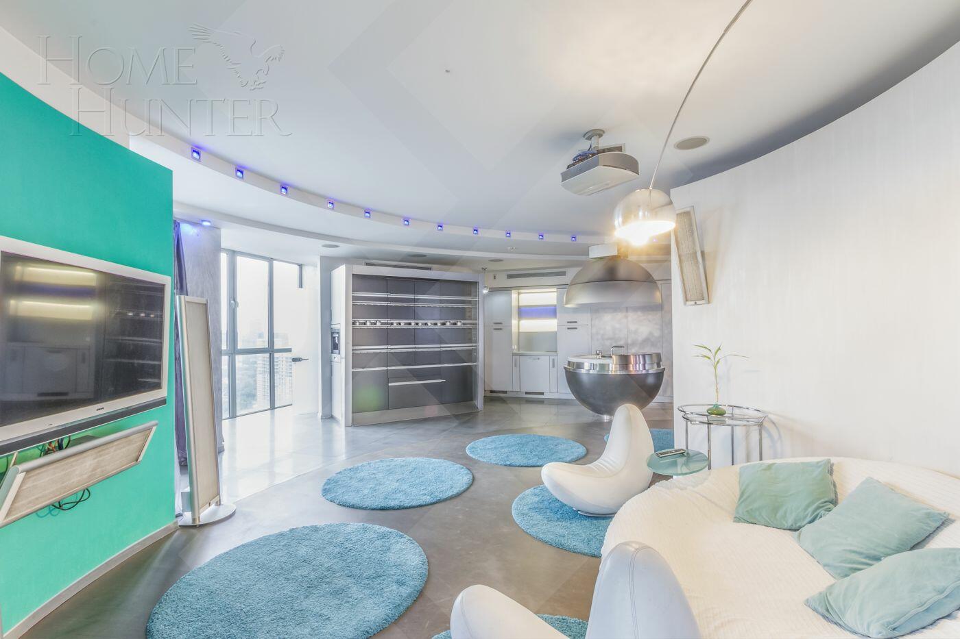 3-УРОВНЕВЫЙ ПЕНТХАУС С ОТДЕЛКОЙ 200.6 М² НА 23 ЭТАЖЕ