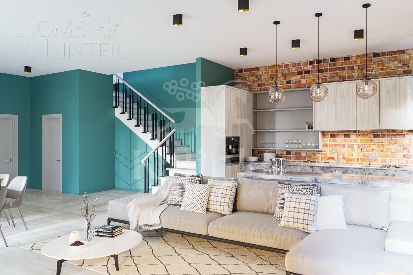 2-этажный коттедж 220 м² без отделки