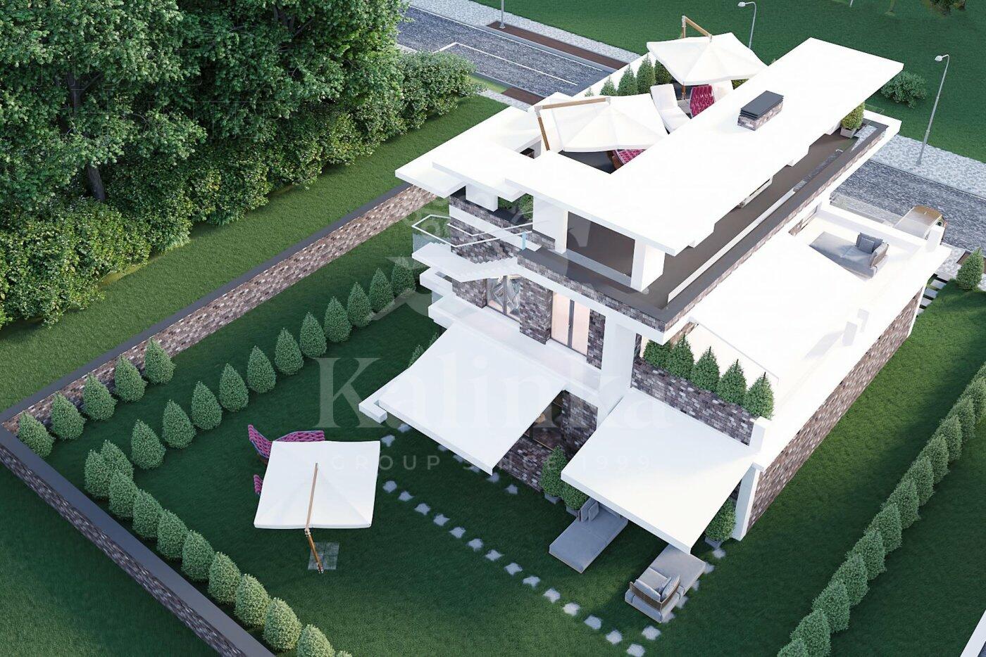 2-этажный коттедж 220 м² без отделки