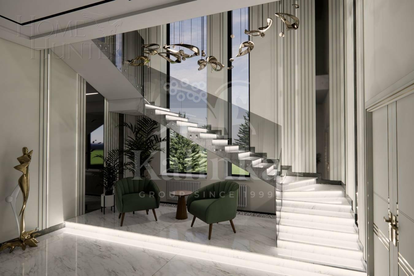 2-этажный коттедж 500 м² без отделки