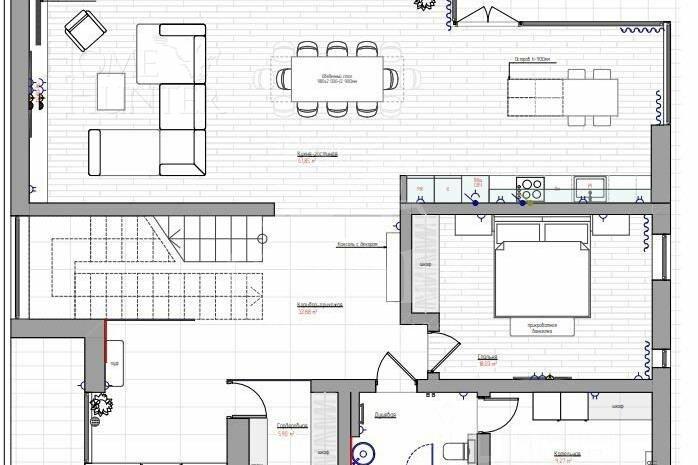 2-этажный коттедж 309 м² без отделки