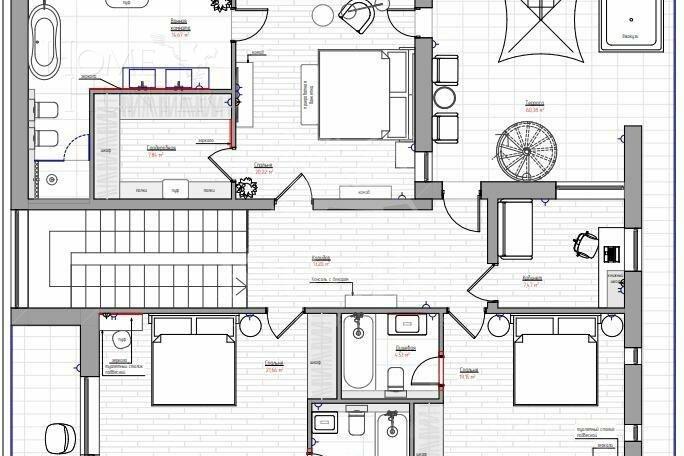 2-этажный коттедж 309 м² без отделки