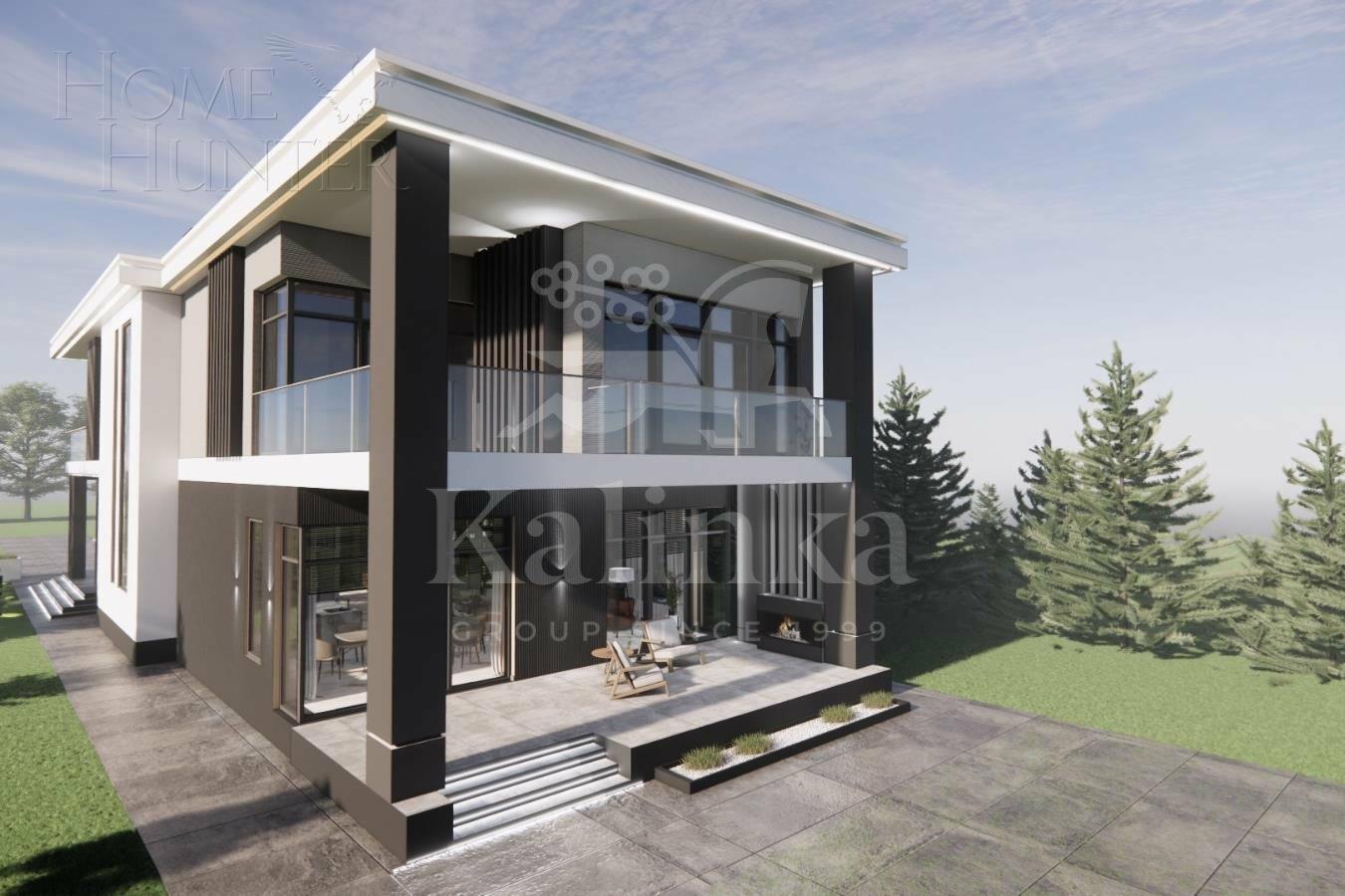 2-этажный коттедж 500 м² без отделки
