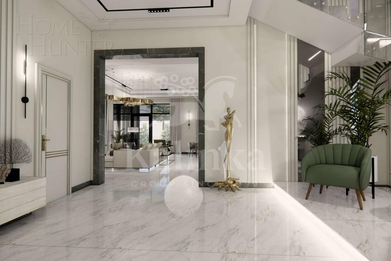 2-этажный коттедж 500 м² без отделки