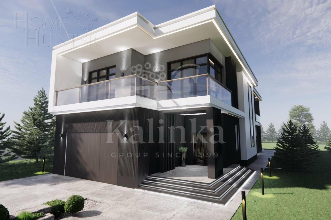 2-этажный коттедж 500 м² без отделки