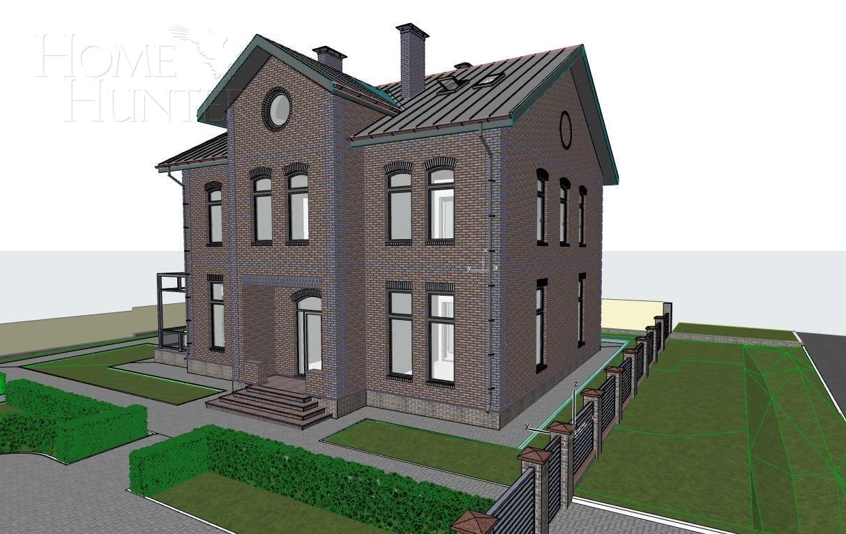 2-этажный коттедж 457 м² без отделки