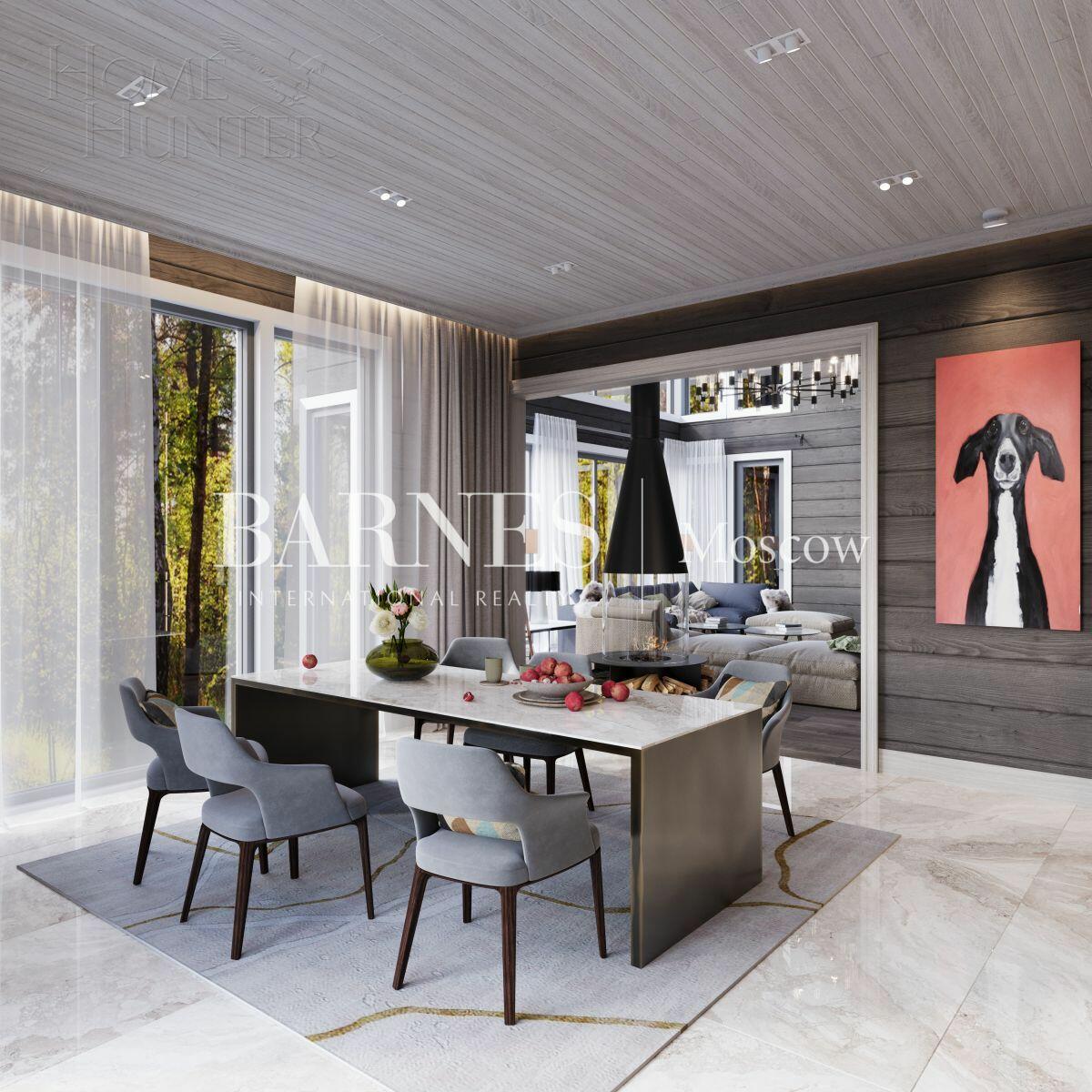 2-этажный коттедж 450 м² с отделкой