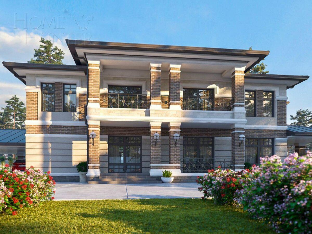 2-этажный коттедж 625 м² без отделки