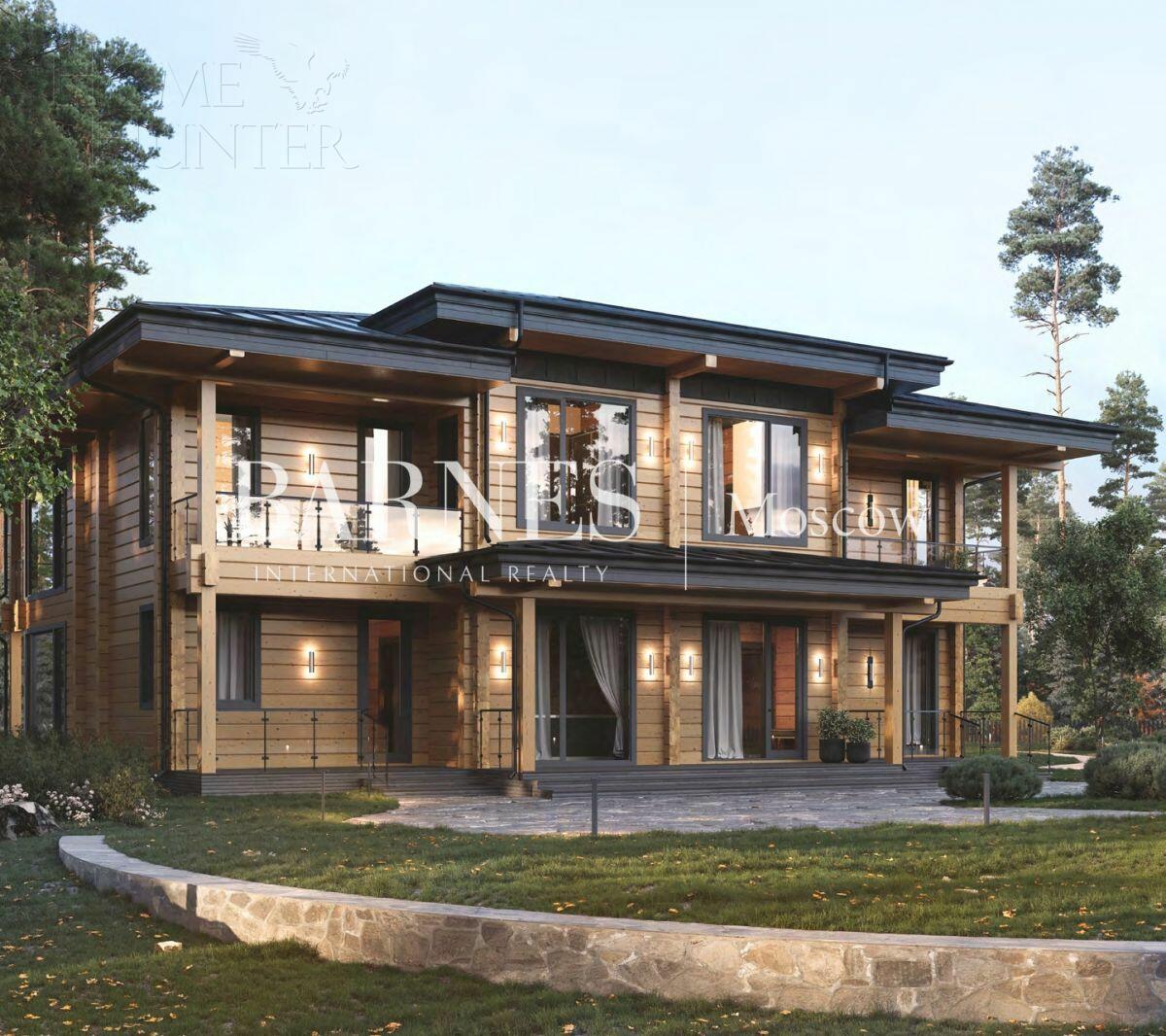 2-этажный коттедж 450 м² с отделкой