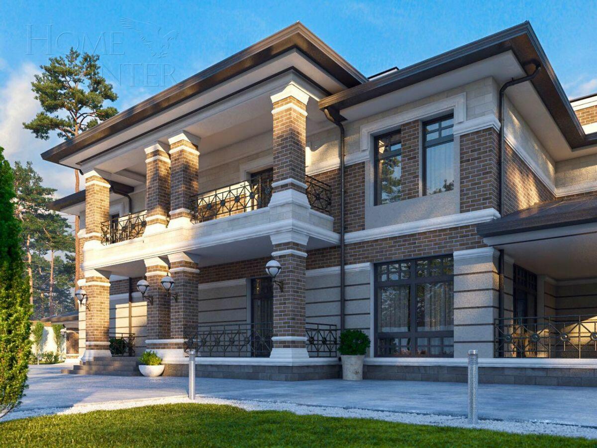 2-этажный коттедж 625 м² без отделки