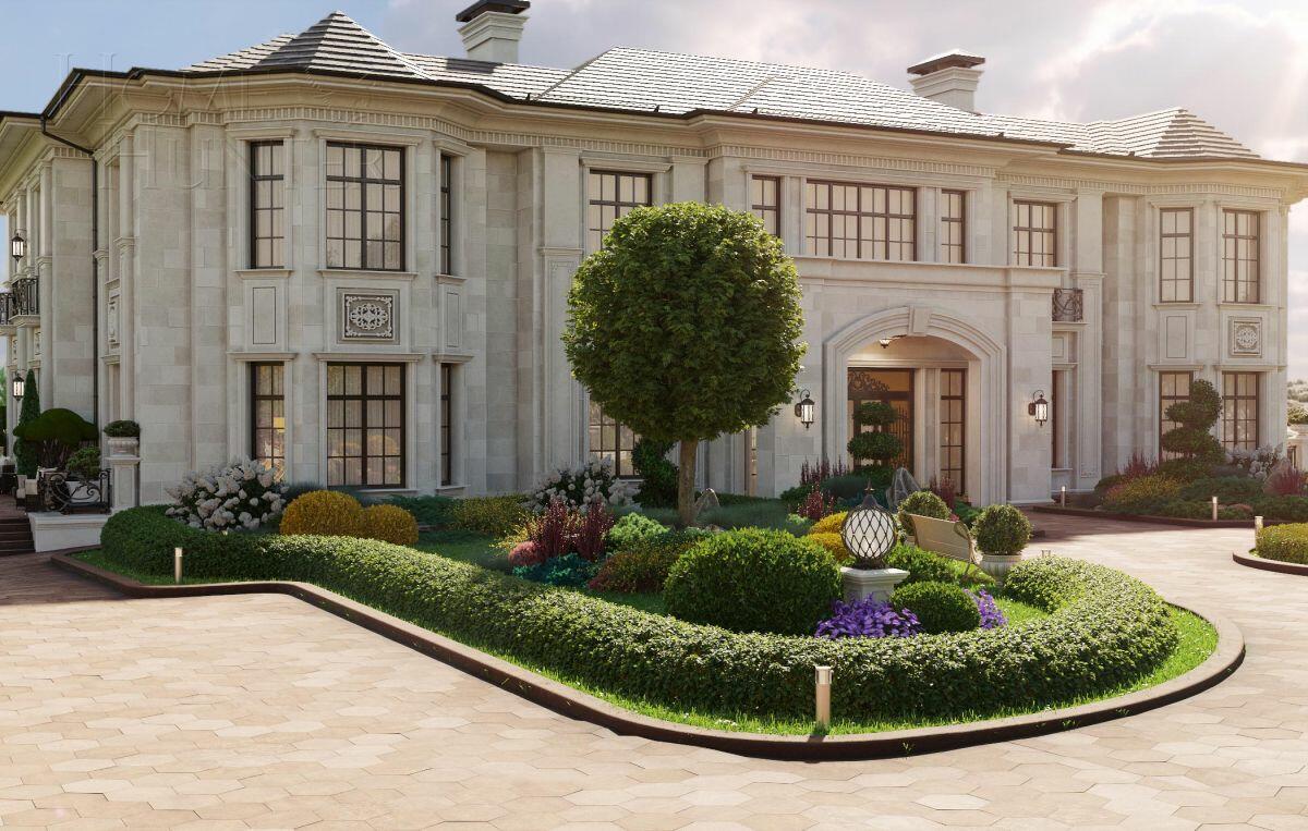 2-этажный коттедж 3 600 м² без отделки