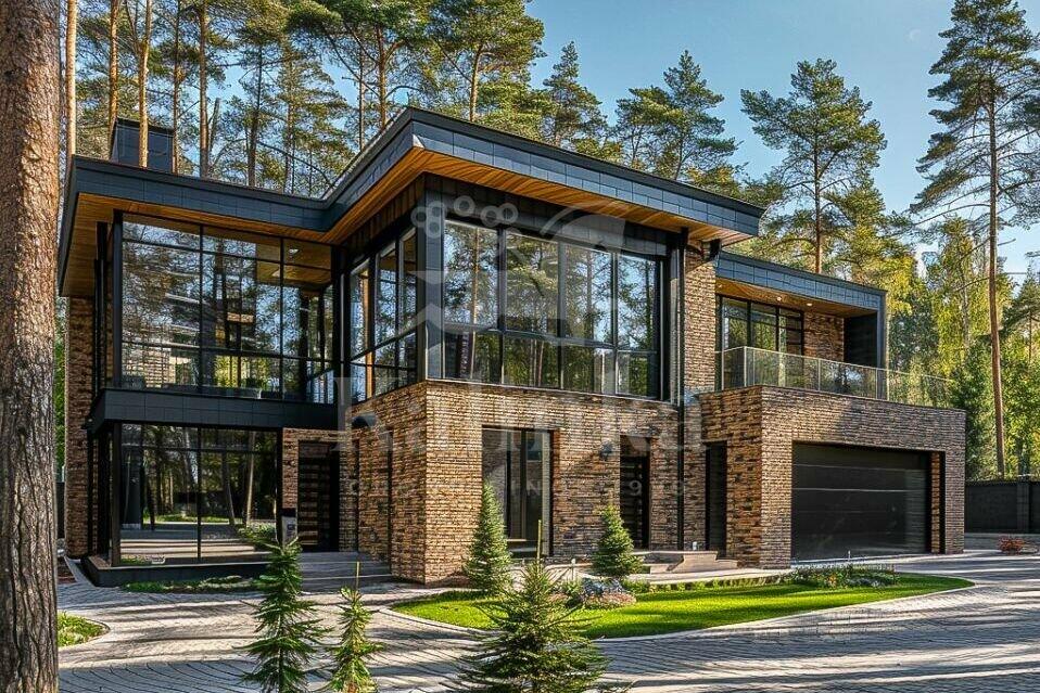 2-этажный коттедж 730 м² без отделки