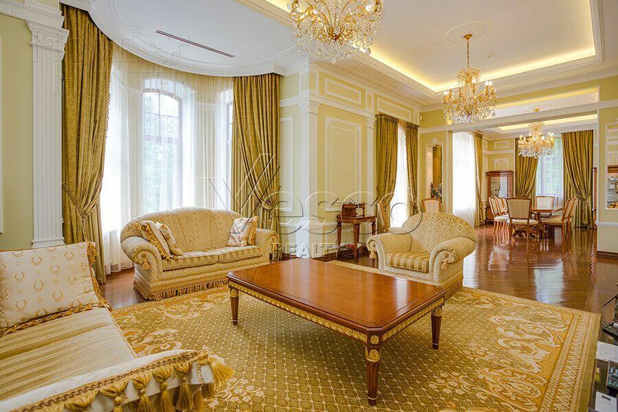 3-этажный коттедж 832 м² с отделкой