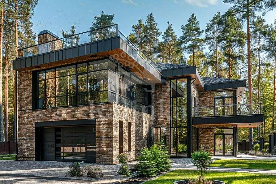 2-этажный коттедж 730 м² без отделки