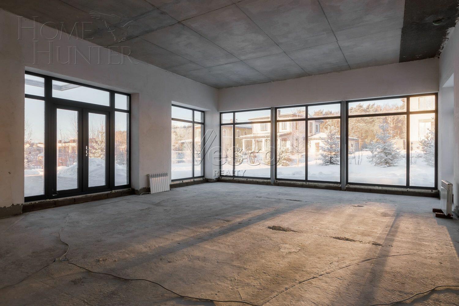 1-этажный коттедж 250 м² без отделки