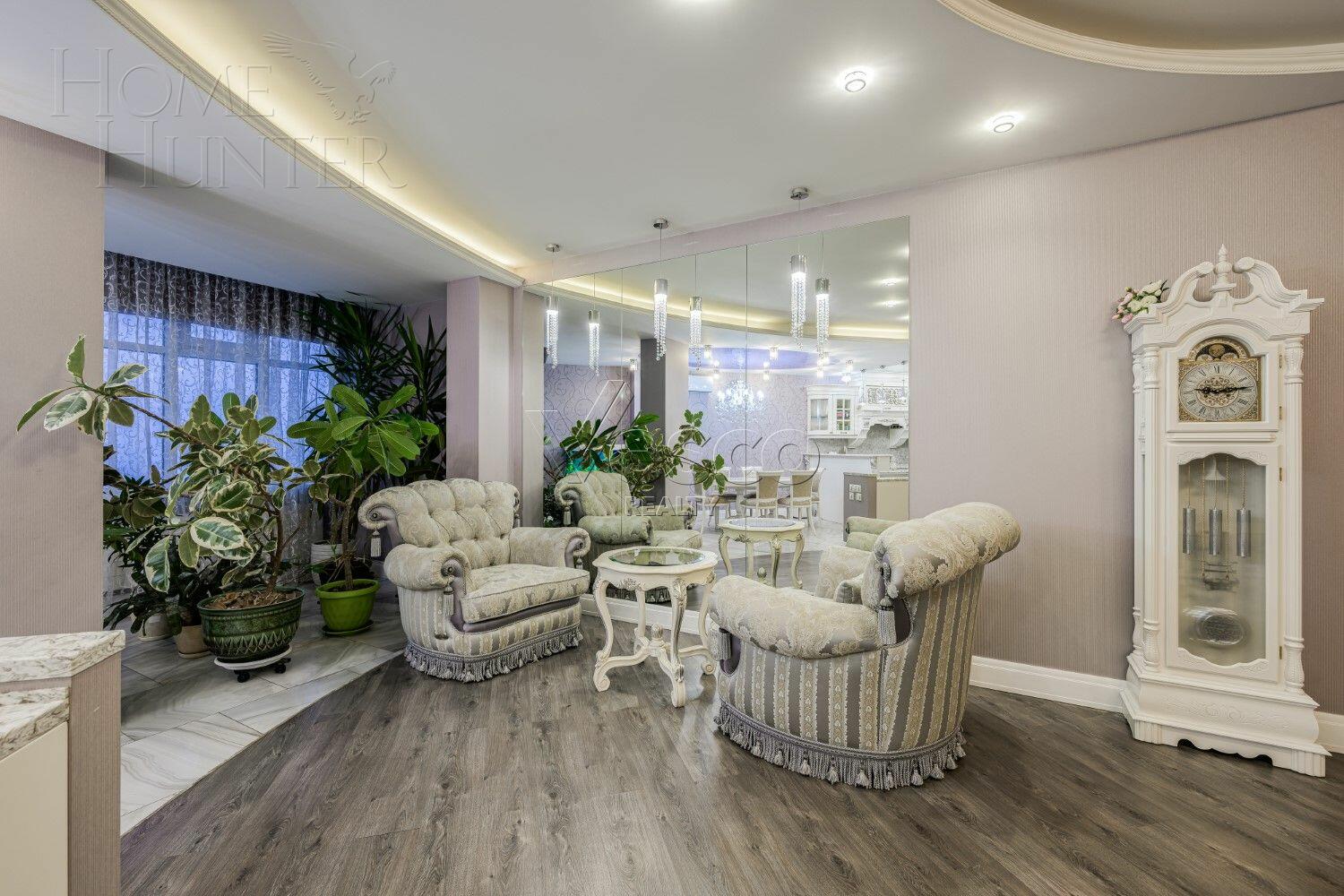 2-УРОВНЕВАЯ КВАРТИРА С ОТДЕЛКОЙ 350 М² НА 46 ЭТАЖЕ