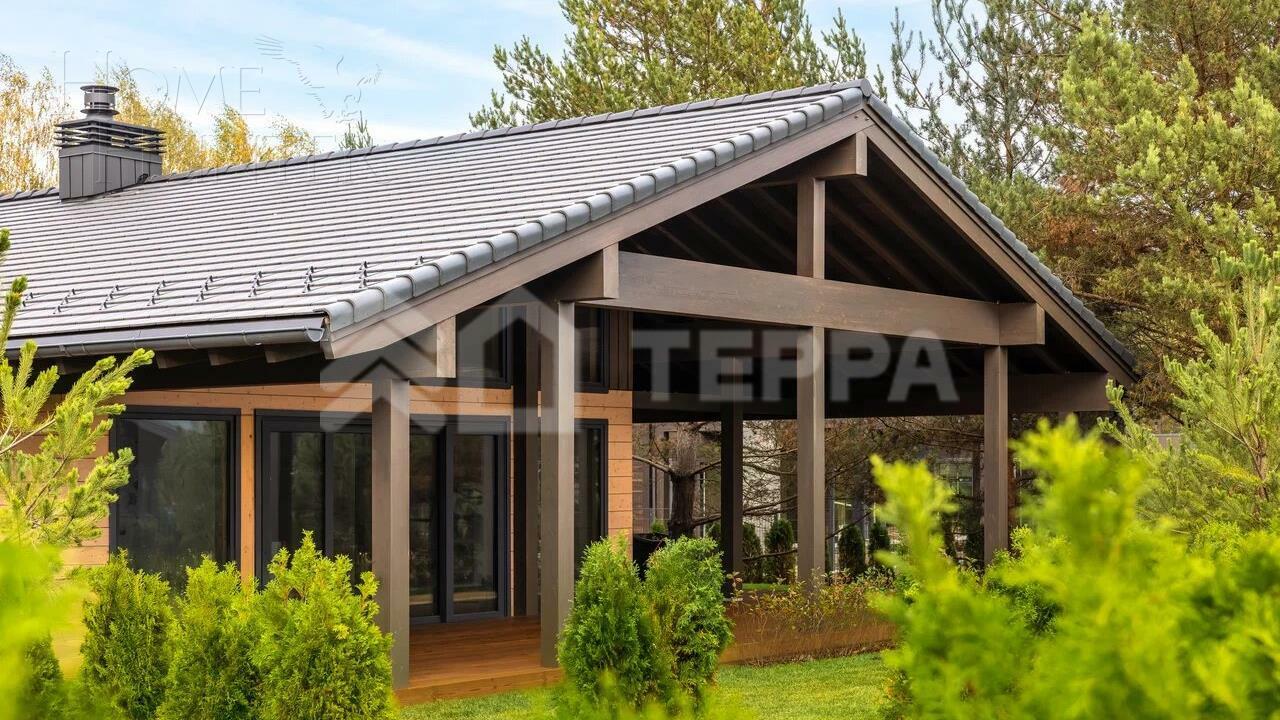 1-этажный коттедж 362 м² с отделкой