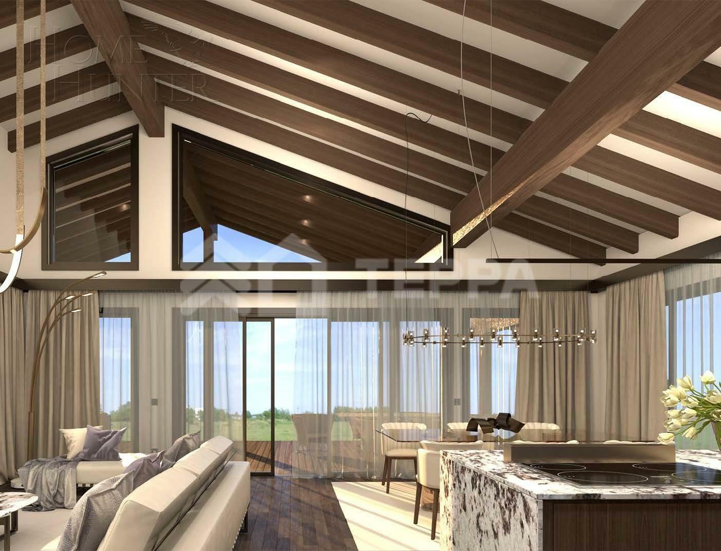 1-этажный коттедж 362 м² с отделкой