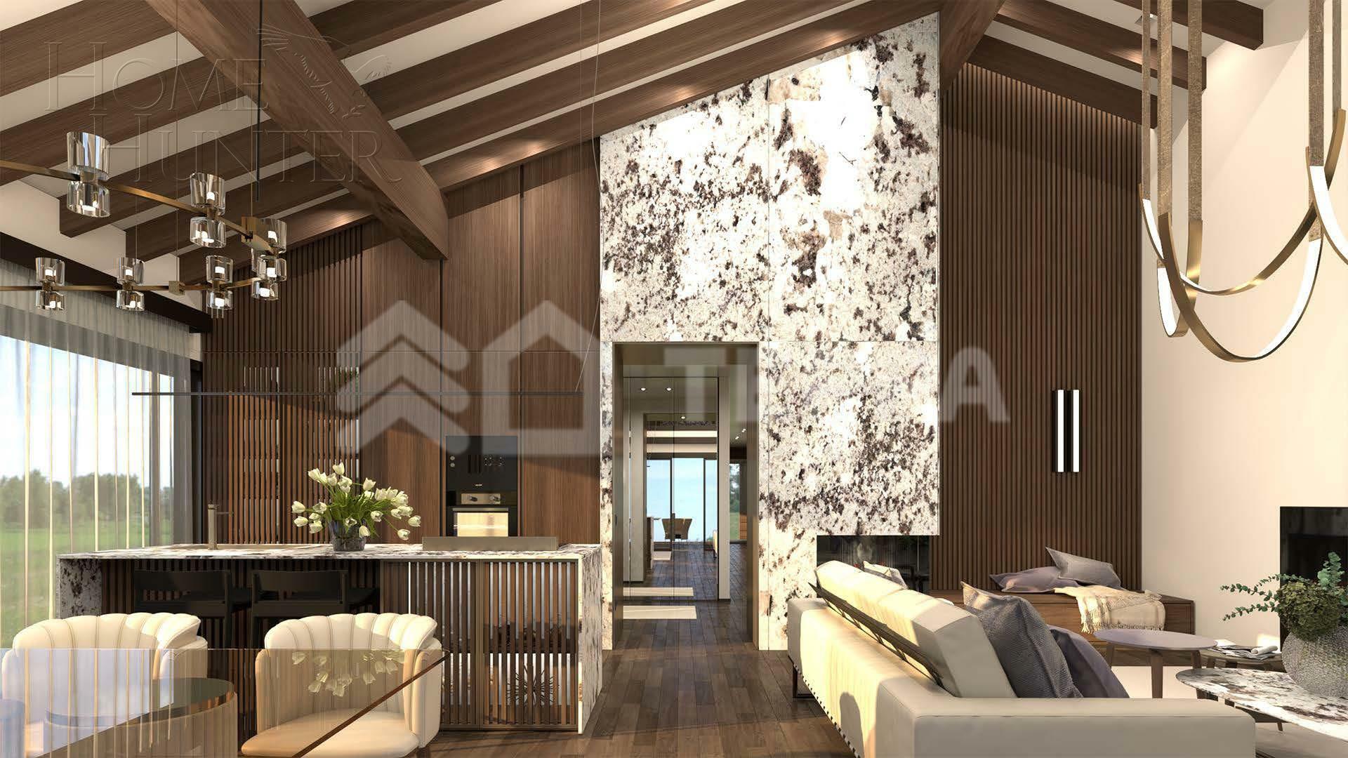 1-этажный коттедж 362 м² с отделкой