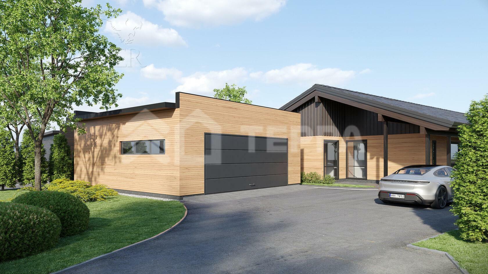 1-этажный коттедж 362 м² с отделкой