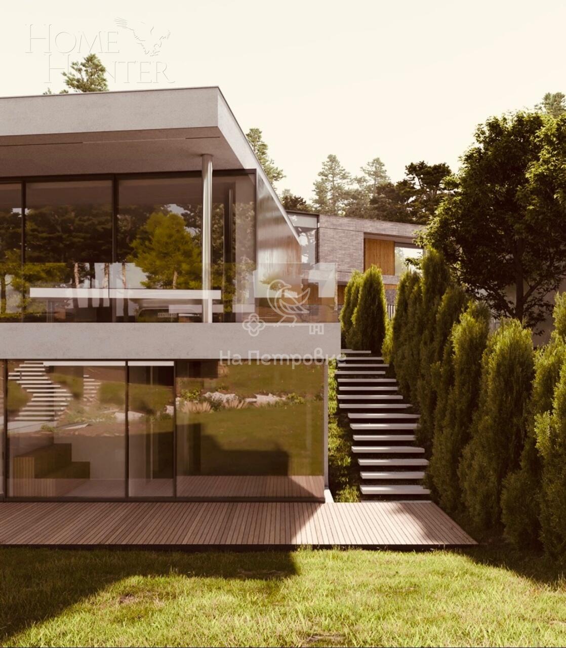 2-этажный коттедж 584 м² без отделки