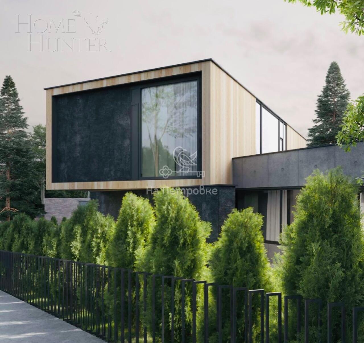 2-этажный коттедж 346.3 м² без отделки