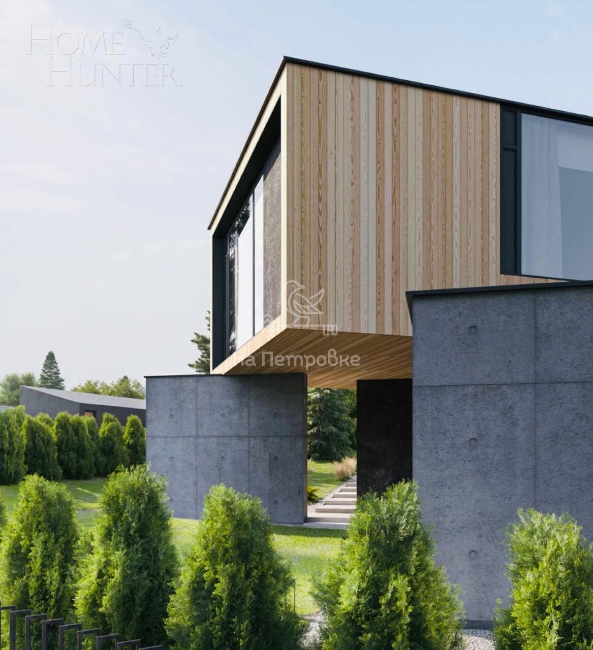 2-этажный коттедж 346.3 м² без отделки