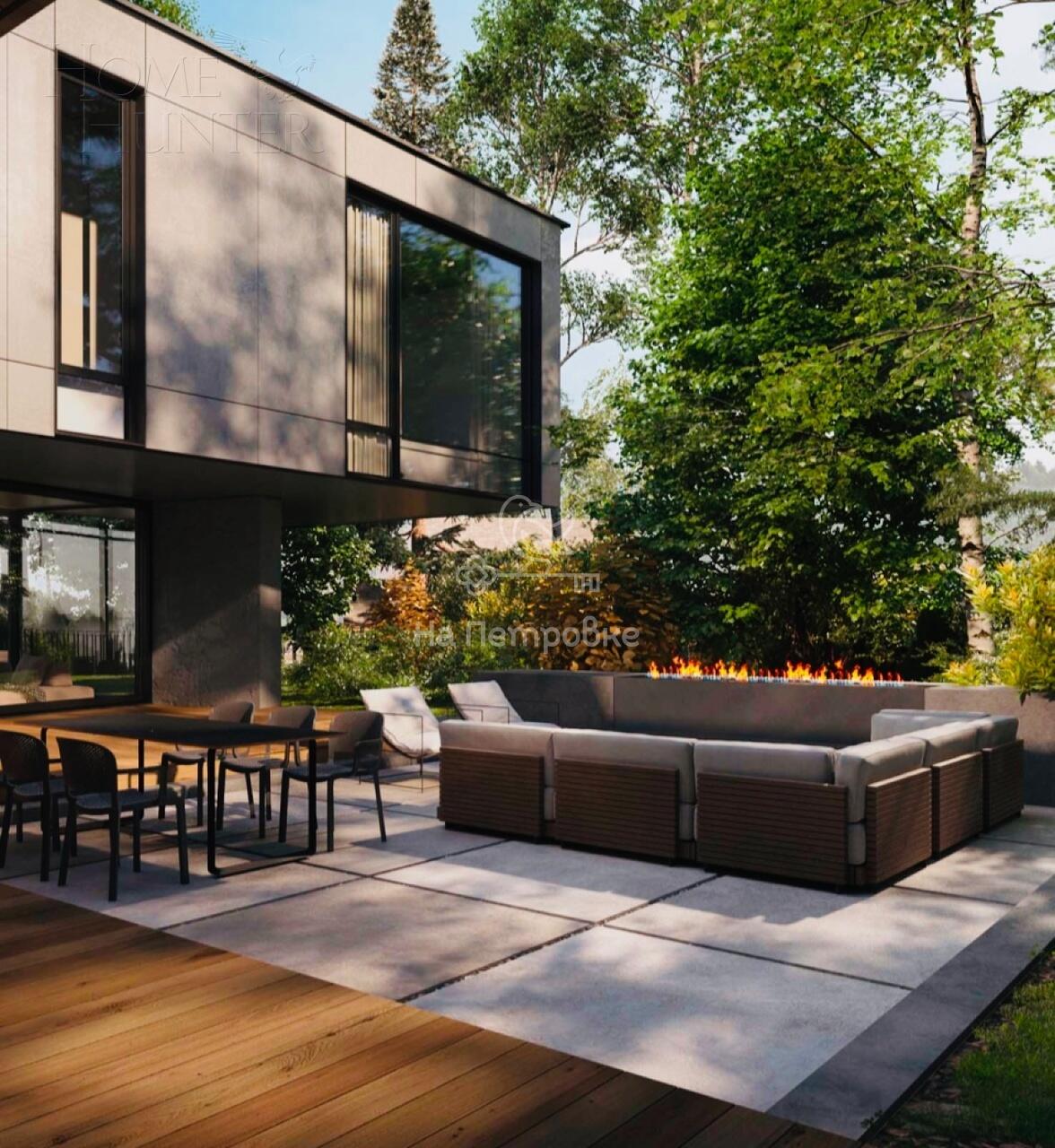 2-этажный коттедж 370 м² без отделки