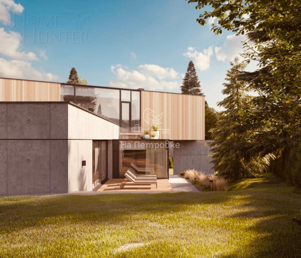 2-этажный коттедж 346.3 м² без отделки