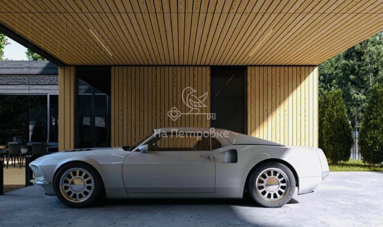 1-этажный коттедж 308.7 м² без отделки