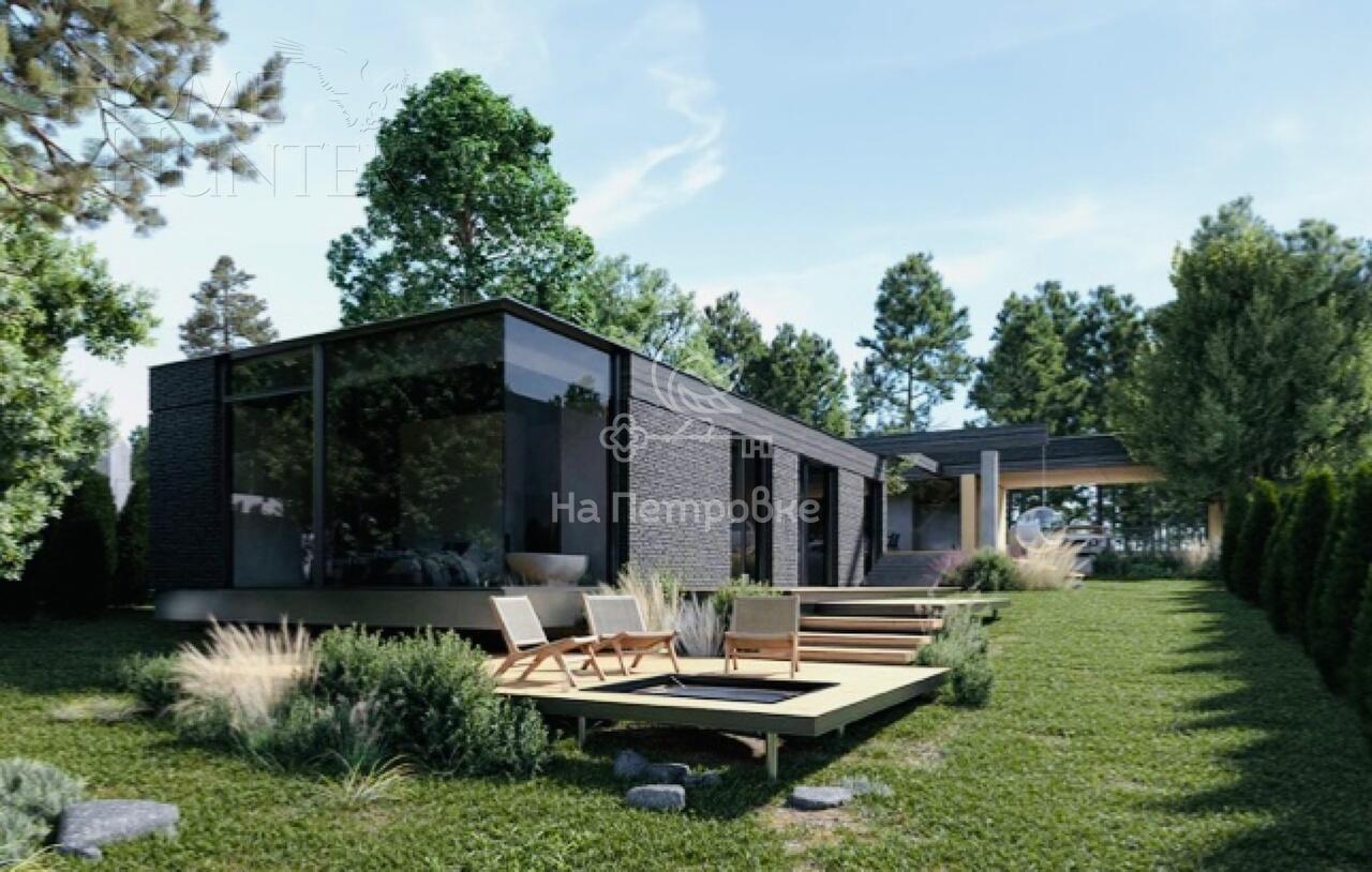 1-этажный коттедж 308.7 м² без отделки