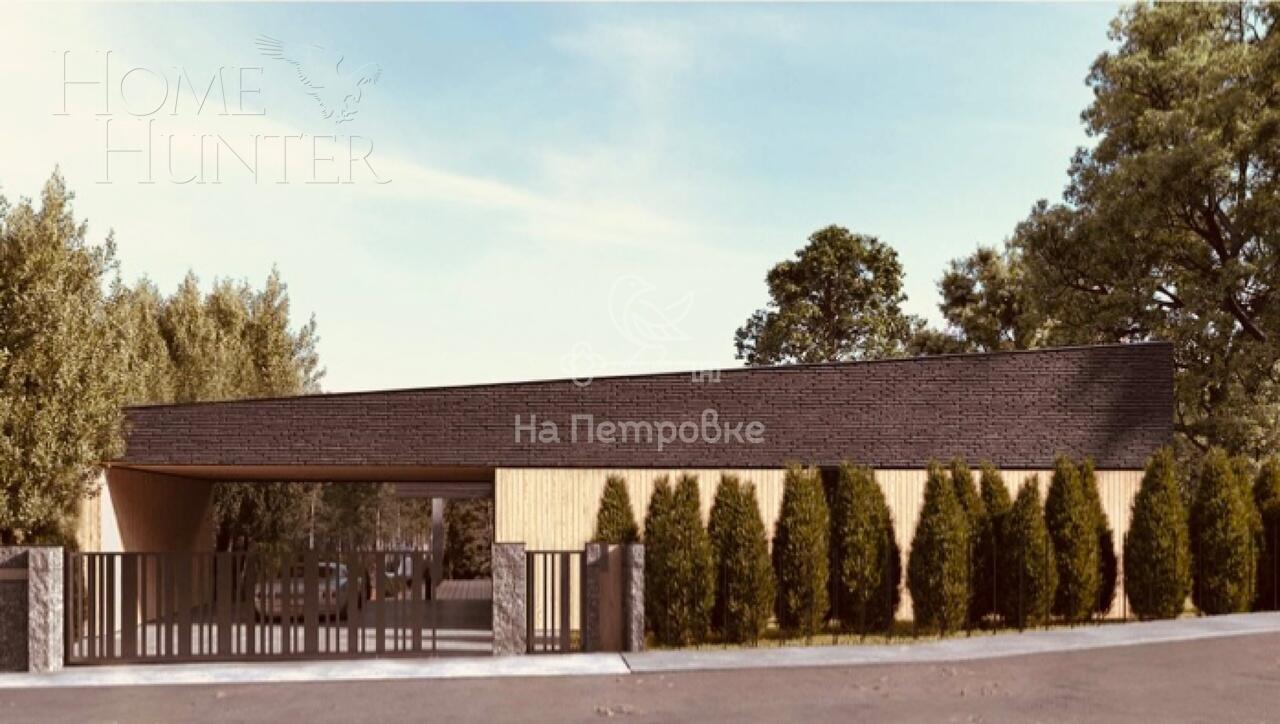 1-этажный коттедж 308.7 м² без отделки